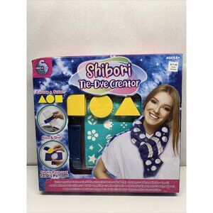 Shibori Tie-Dye Creator Kit. Create N' Style Cotton Scarf. Kids & Adults Craft